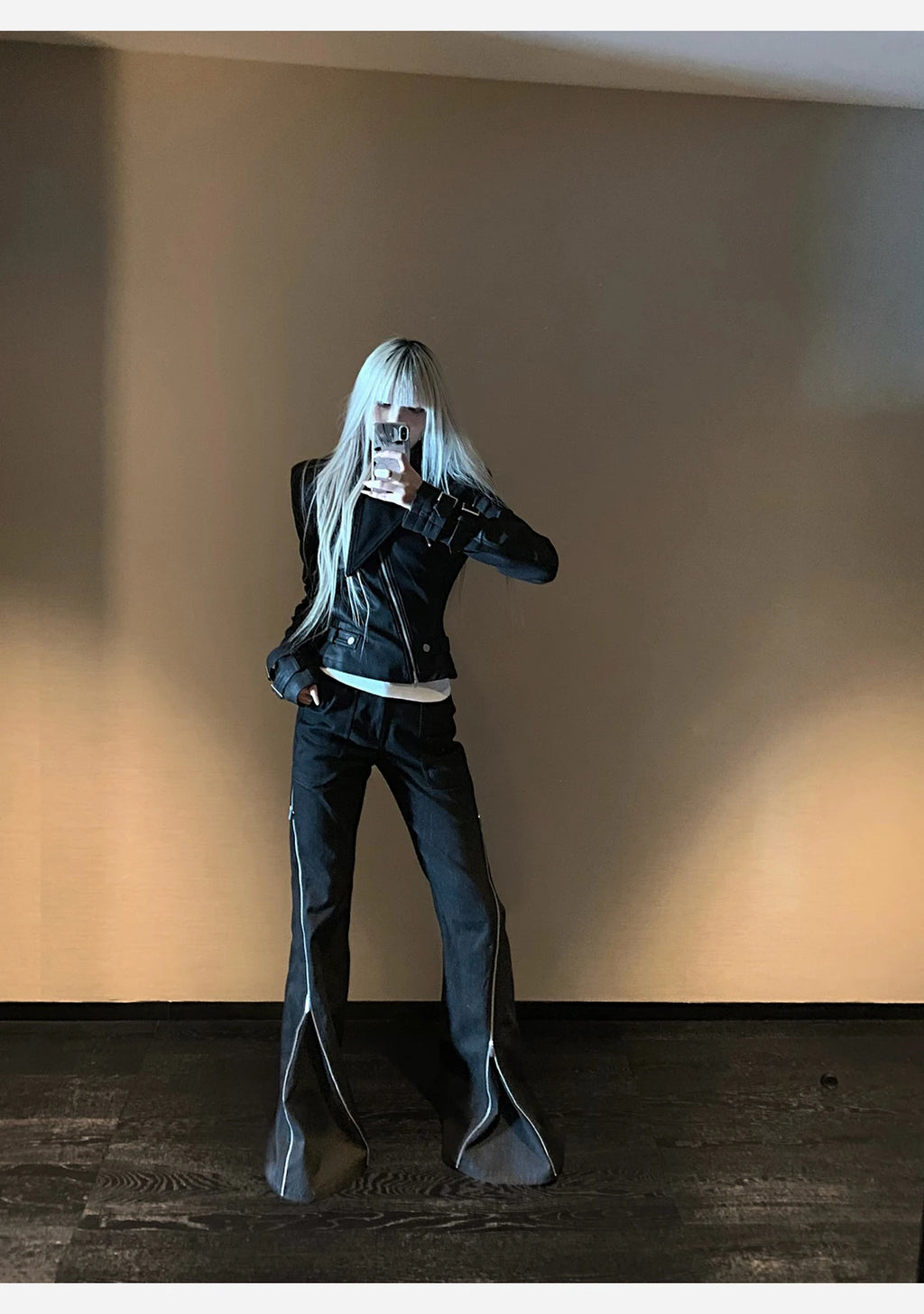 Veste Noire Femme – Simili cuir Court & Design - Vestico