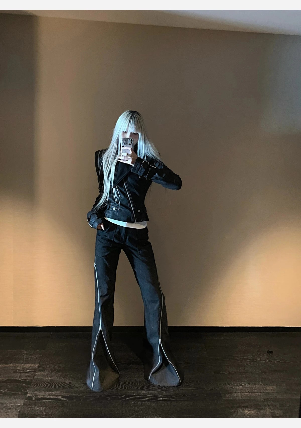 Veste Noire Femme – Simili cuir Court & Design - Vestico