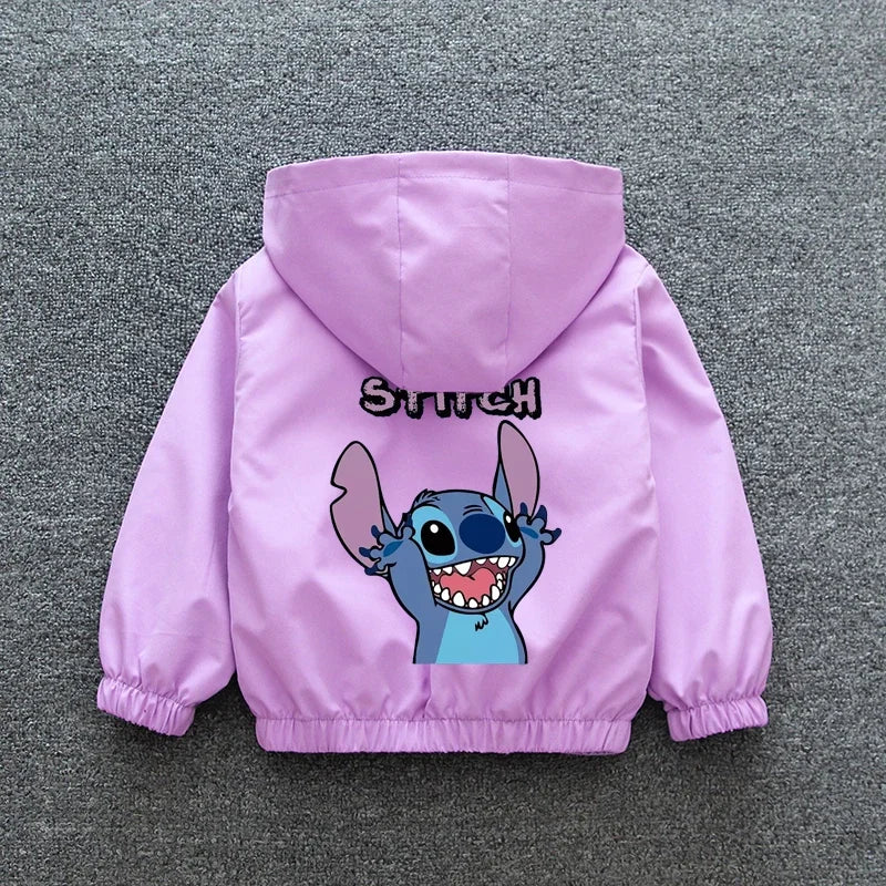 Veste à Capuche Enfant Stitch – Disney 2025, Chaude et Douce (3 à 12 ans) - Vestico