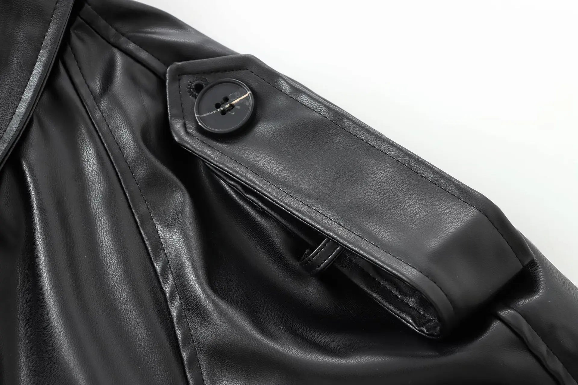 Veste PU Rouge Vin Femme – Style Street & Slim Fit - Vestico