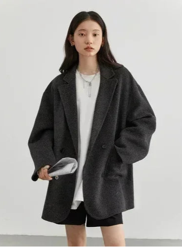 Manteau Laine Femme – Double Face Élégance - Vestico