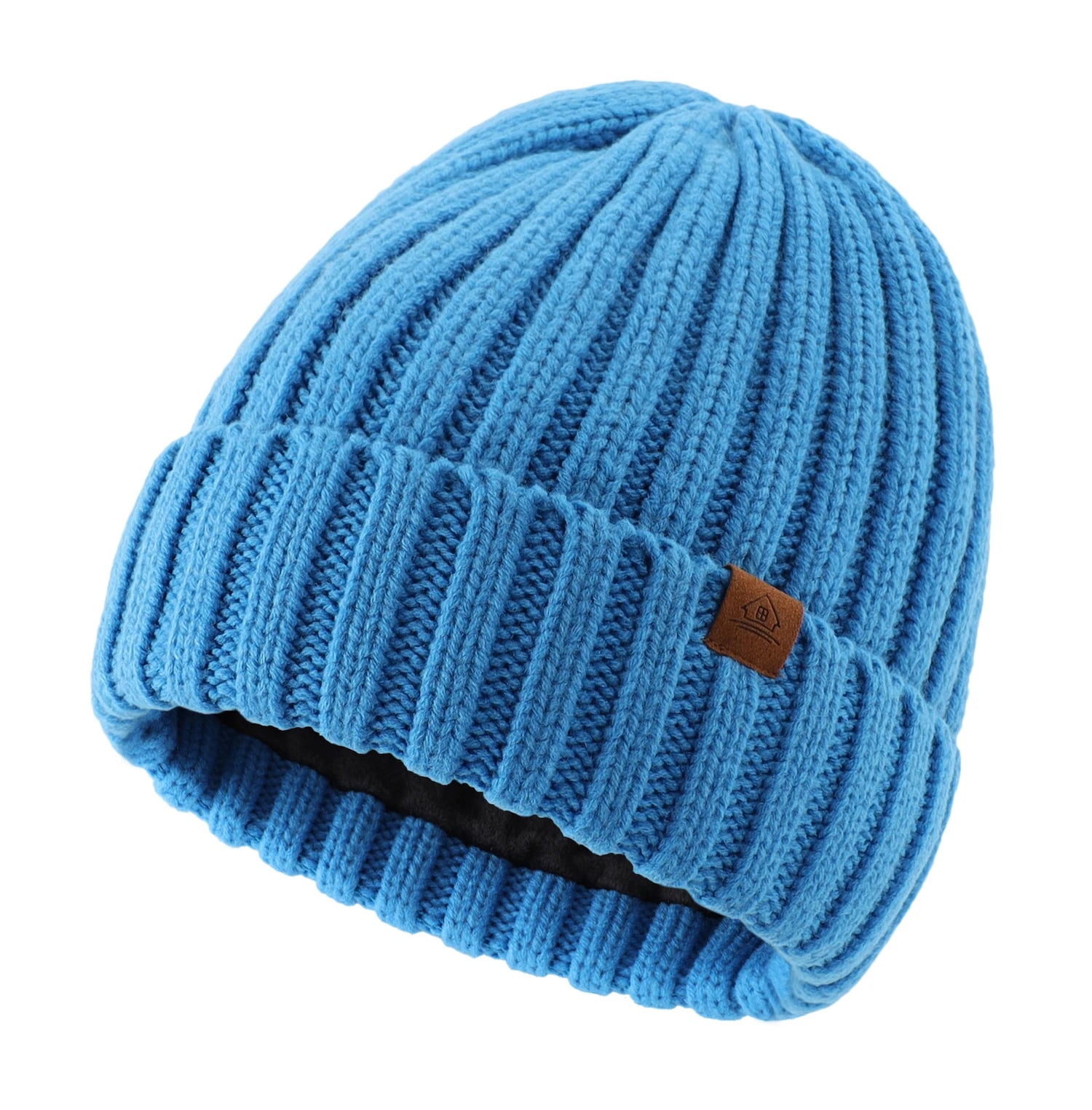Bonnet Unisexe en Maille – Doublure Velours, Chaud & Confortable - Vestico