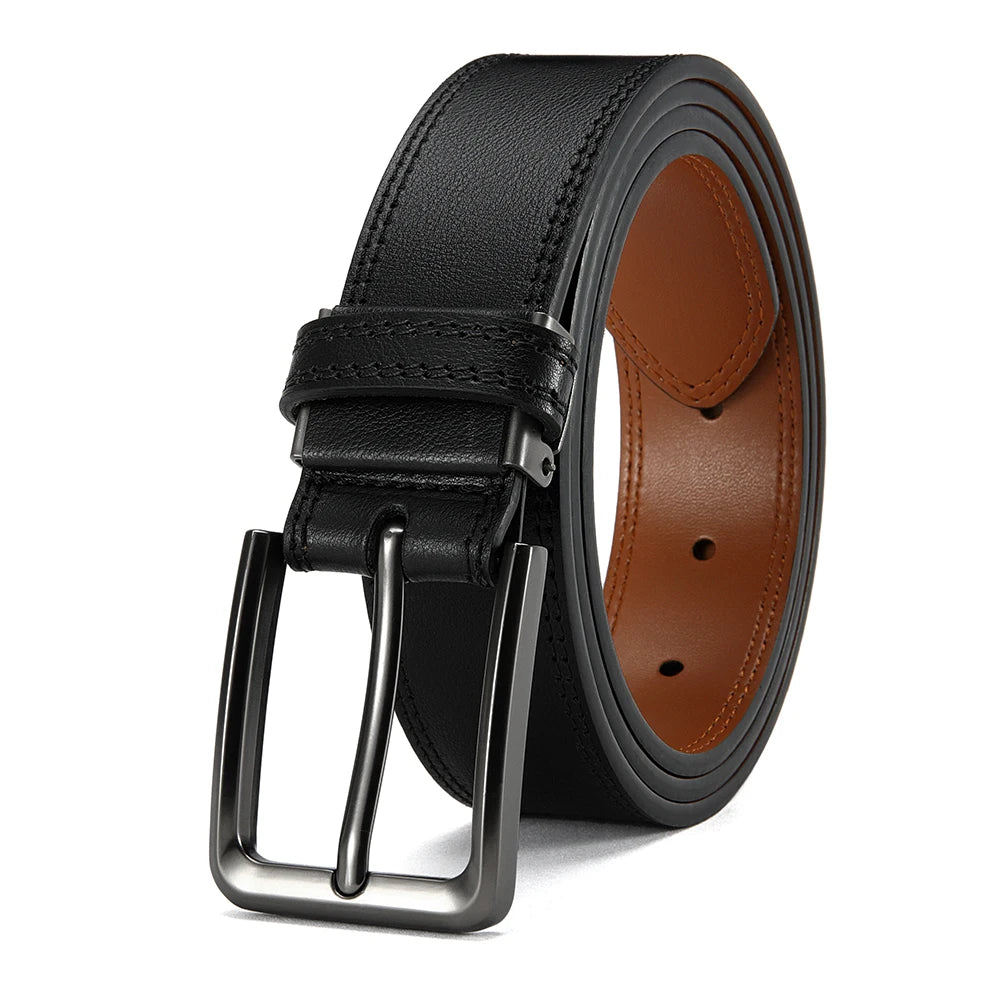 Ceinture Homme en PU – Boucle Automatique, Ajustement Précis & Style Élégant