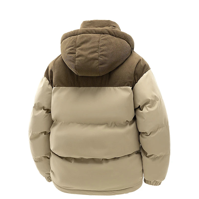 Veste Homme à Capuche Amovible – Coupe-Vent Chaude Automne/Hiver - Vestico