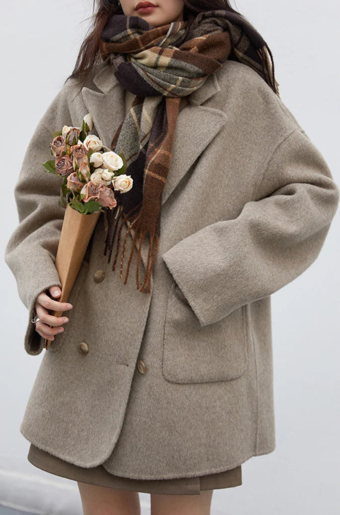 Manteau Laine Femme – Double Face Élégance - Vestico