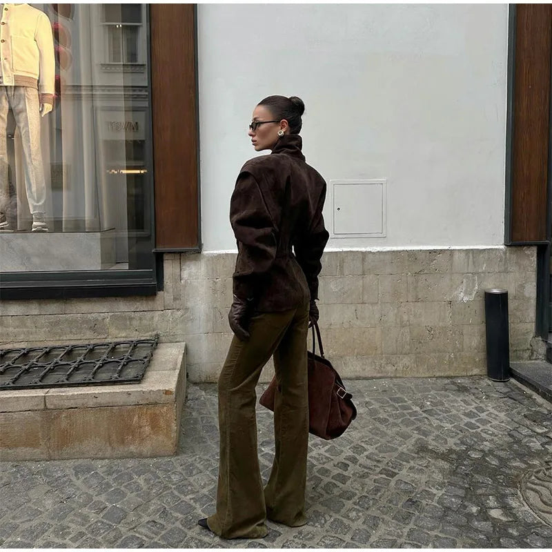 Blazer Femme Ceinturé – Chic & Élégant - Vestico