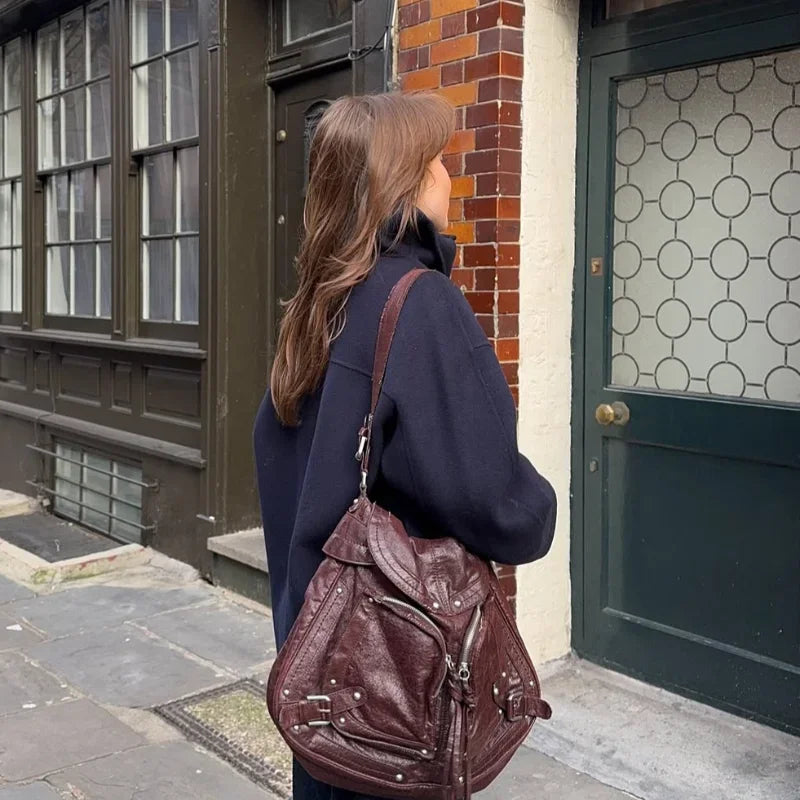 Manteau Femme Oversize en Laine Mélangée – Élégance Automne/Hiver - Vestico