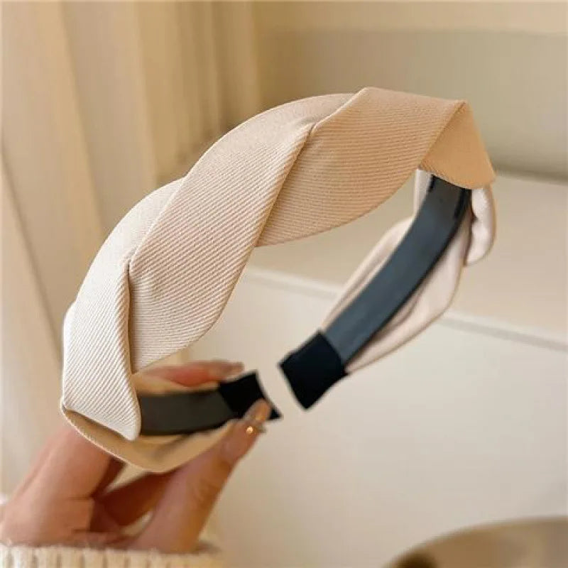 Bandeau Femme Imprimé – Large, Élastique & Style Vintage
