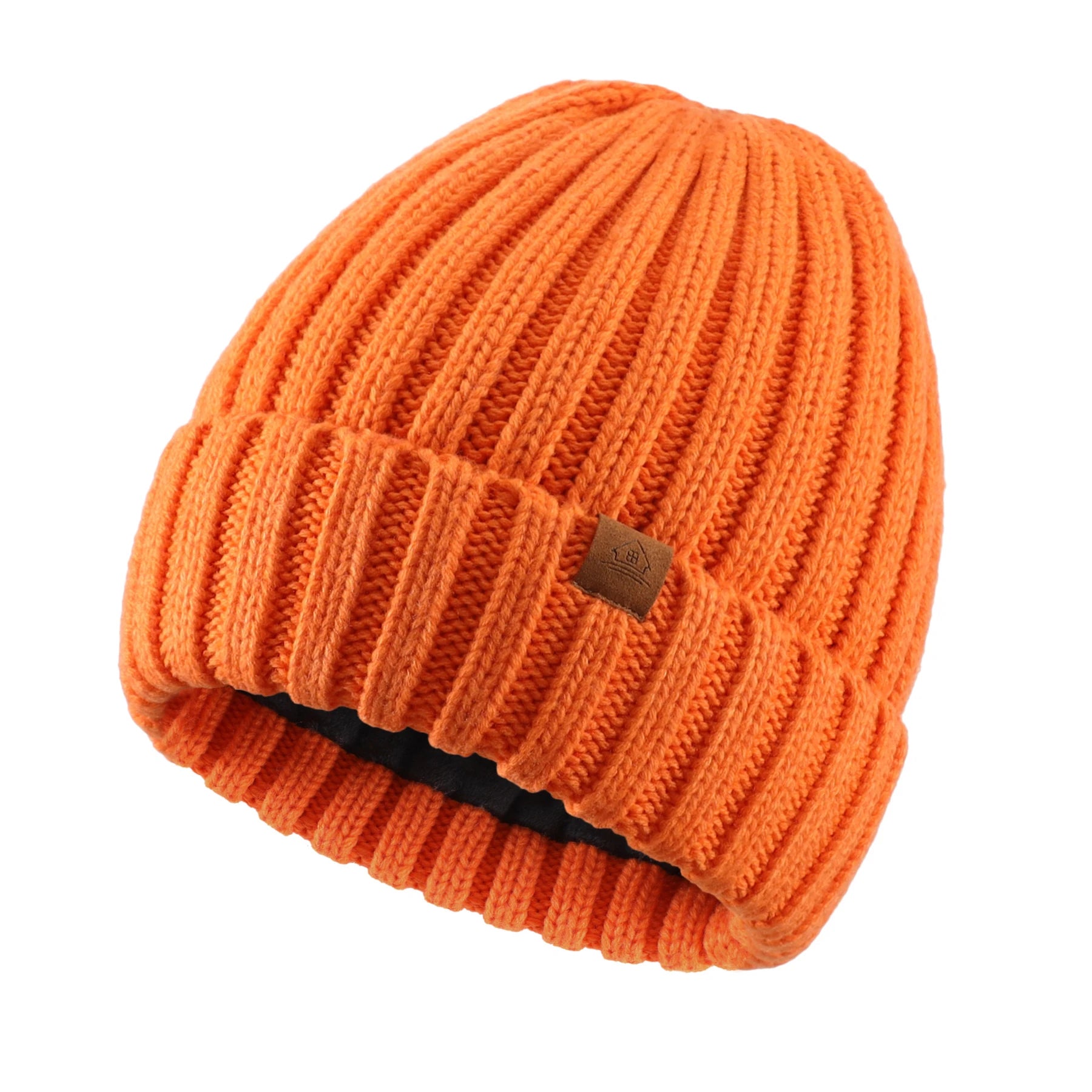 Bonnet Unisexe en Maille – Doublure Velours, Chaud & Confortable - Vestico