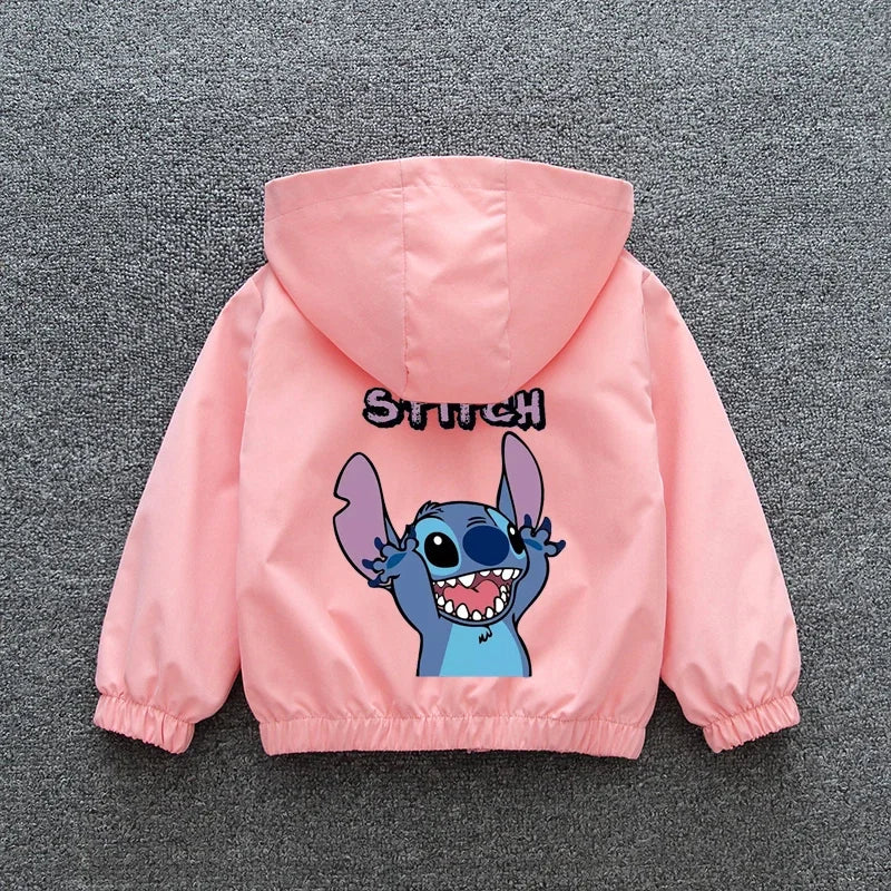 Veste à Capuche Enfant Stitch – Disney 2025, Chaude et Douce (3 à 12 ans) - Vestico