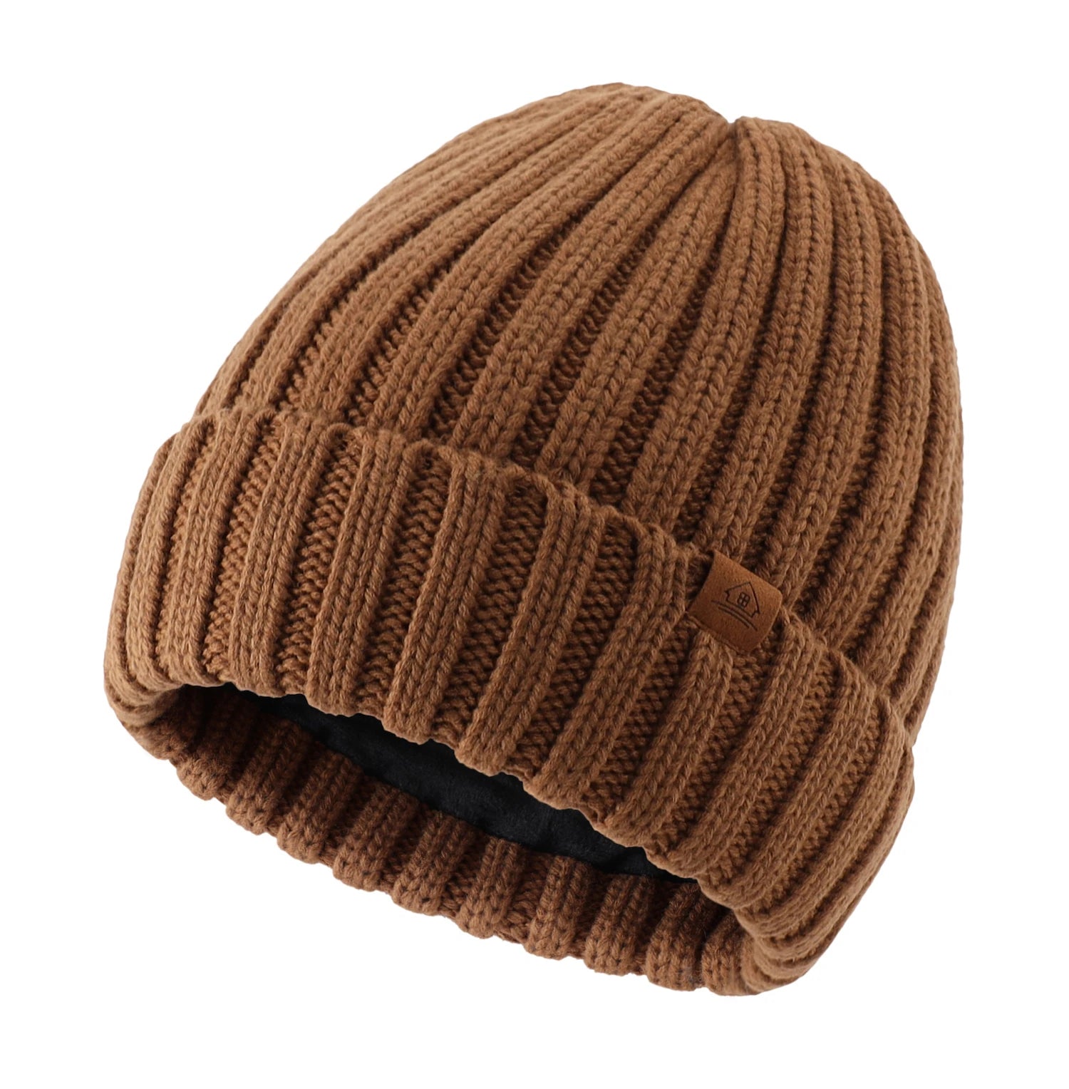 Bonnet Unisexe en Maille – Doublure Velours, Chaud & Confortable - Vestico