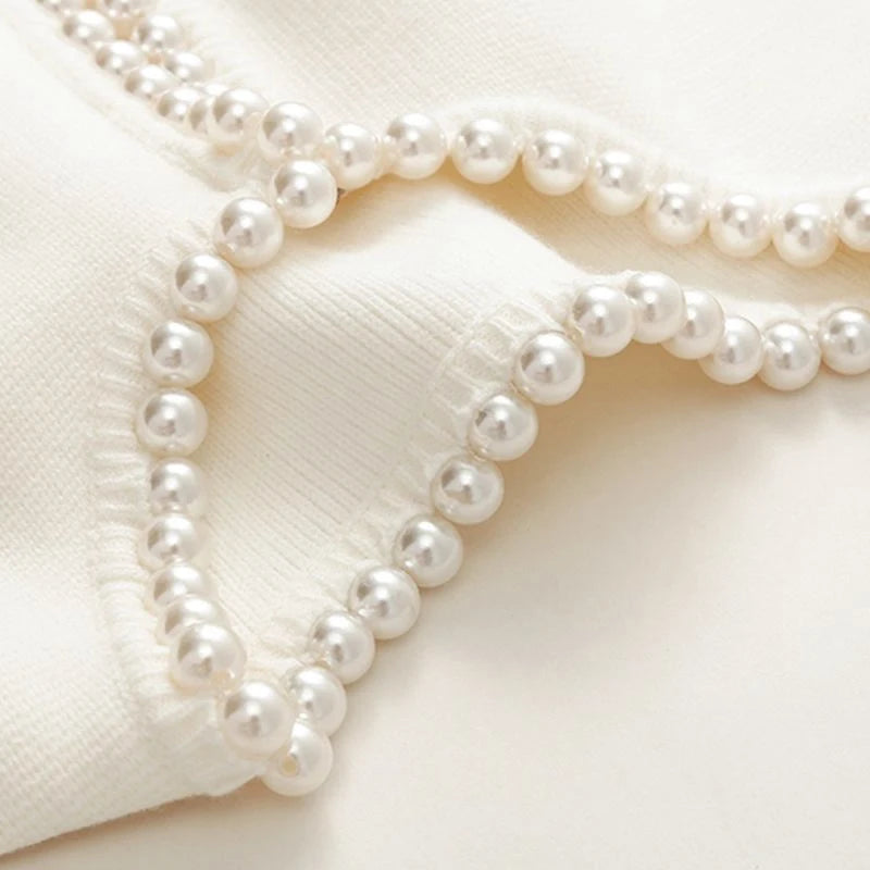 Cardigan Femme – Perles & Style Élégant - Vestico