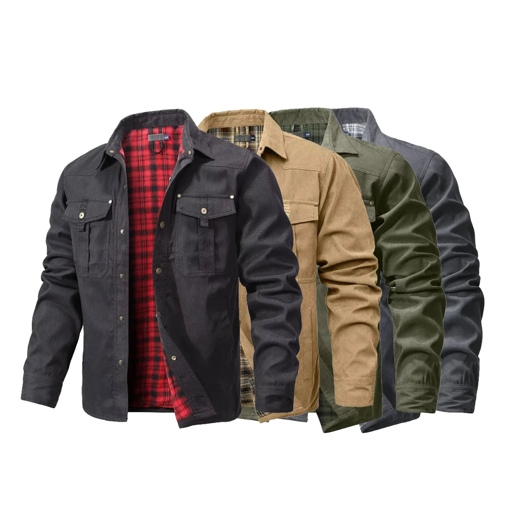 Veste Chemise Homme Printemps – Style Cowboy Décontracté à Boutons Pression - Vestico