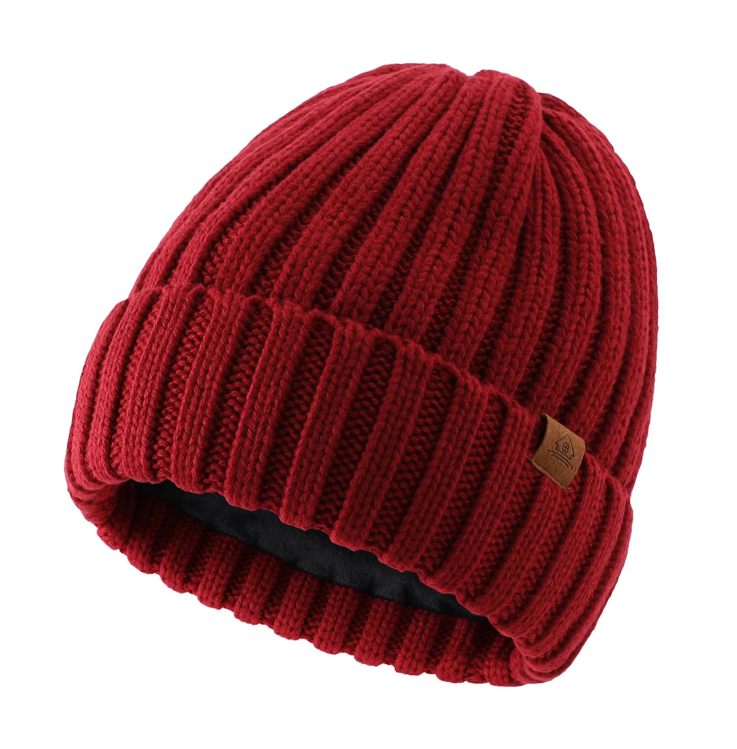 Bonnet Unisexe en Maille – Doublure Velours, Chaud & Confortable - Vestico