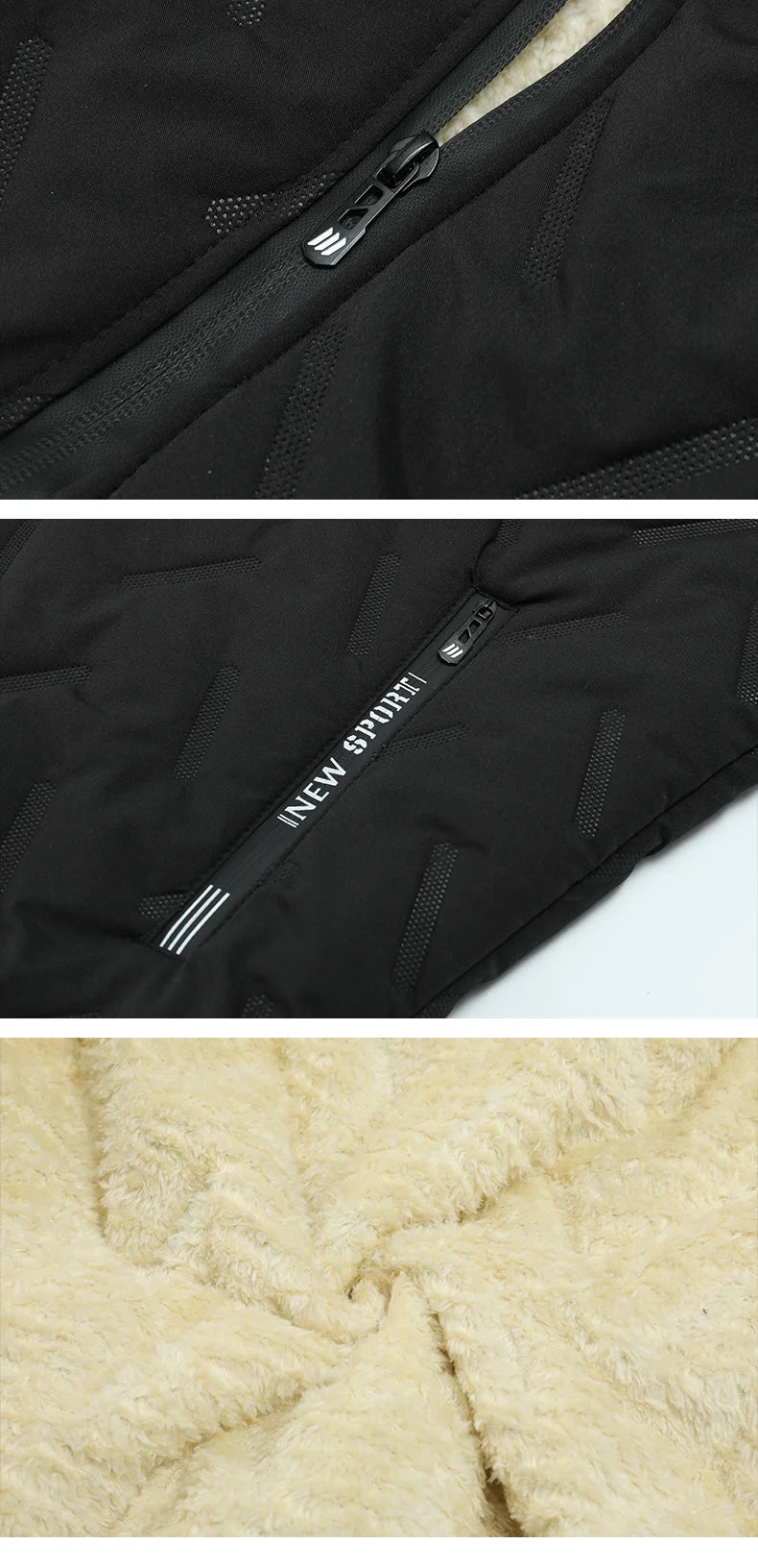 Gilet Homme Chaud Hiver TAUVSEDI – Veste Sans Manches Décontractée à Fermeture Éclair - Vestico