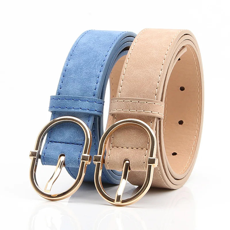 Ceinture Femme en PU – Boucle à Ardillon, 106 cm & Style Tendance