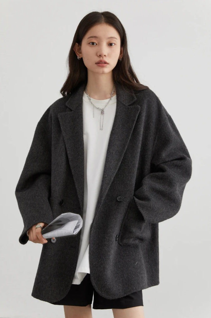 Manteau Laine Femme – Double Face Élégance - Vestico