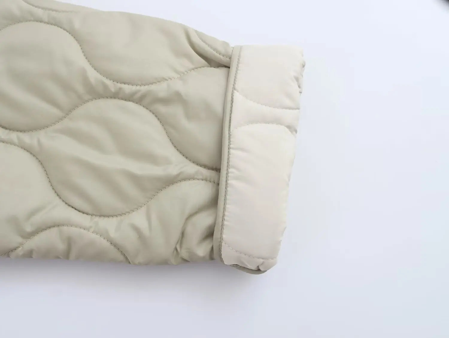 Veste Femme Zippée Décontractée – Manches Longues Coupe Ample