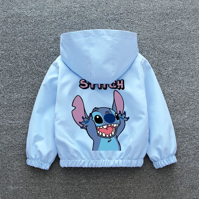 Veste à Capuche Enfant Stitch – Disney 2025, Chaude et Douce (3 à 12 ans) - Vestico