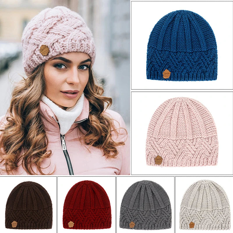 New European and American Retro Knitted Hats for Men and Women Autumn and Winter Knitted Hats Warm and Comfortable Hats - Vestico