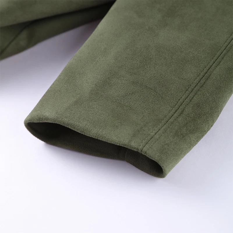 Veste Suédine Femme – Vintage Oversize - Vestico