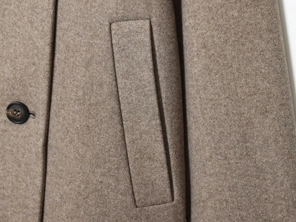 Manteau Femme Oversize – Col Montant, Coupe Décontractée & Style Hivernal