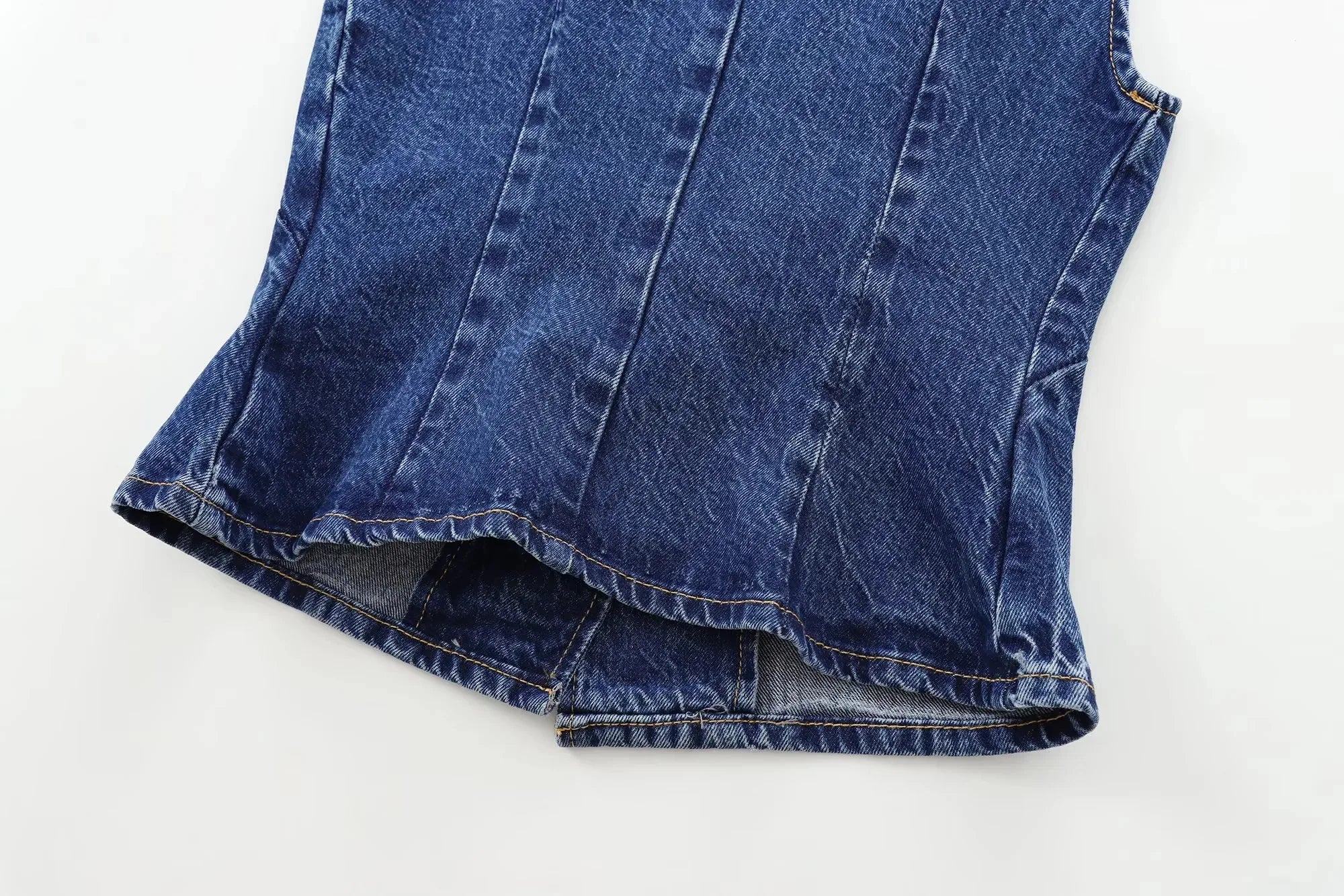 Gilet Femme en Jean – Sans Manches, Style Streetwear 2025 - Vestico