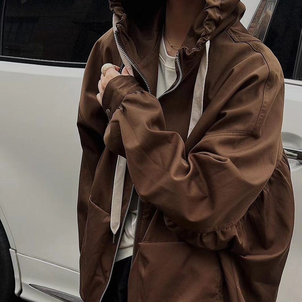 Veste Femme Mi-Longue à Capuche – Coupe Lâche et Polyvalente - Vestico