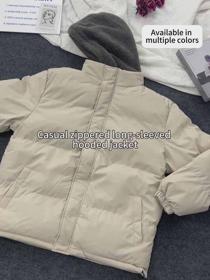 Veste Homme Hiver Imperméable avec Capuche Amovible – Coupe Casual et Chaude